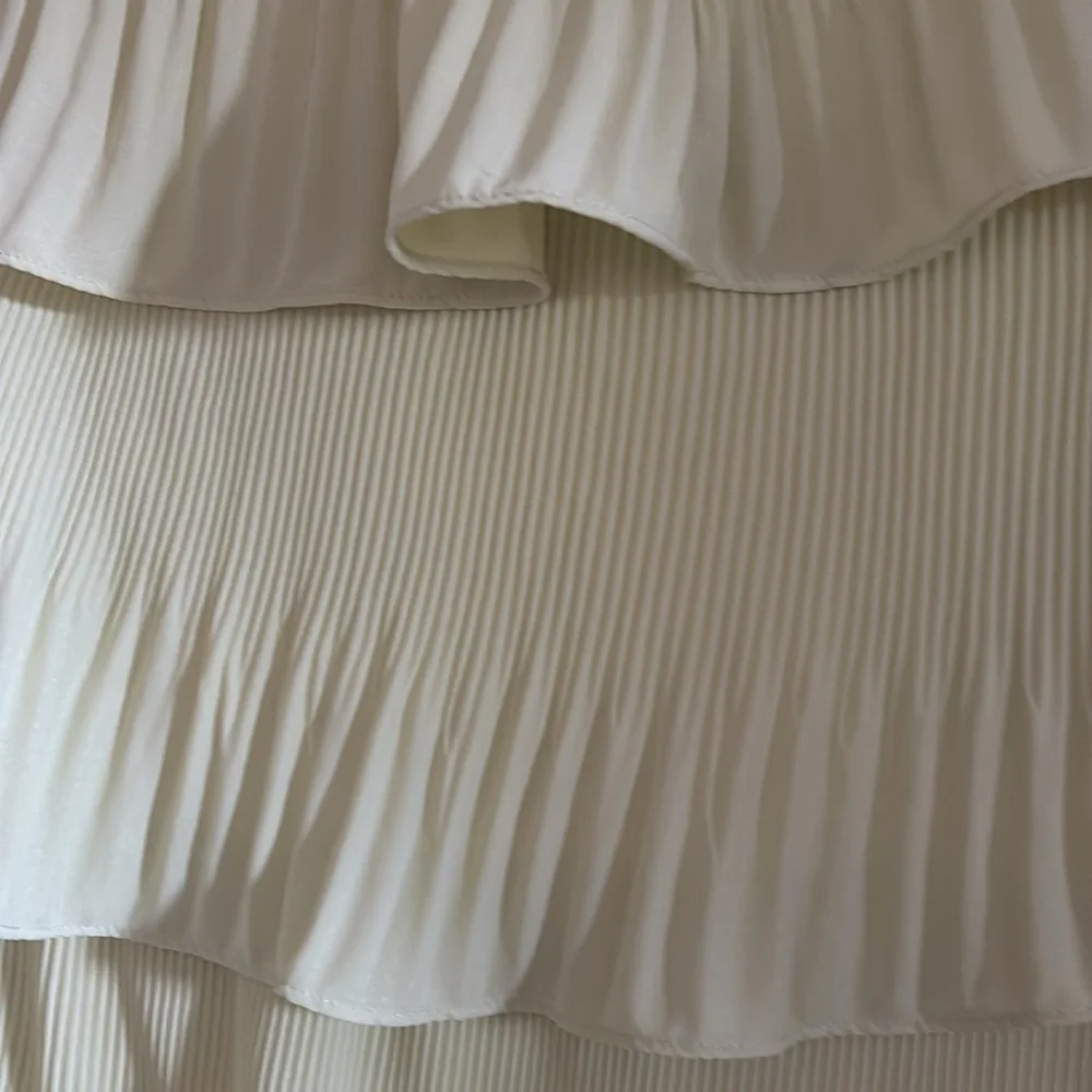 Lime green‎ Tiered Skirt - Picture 2 of 5